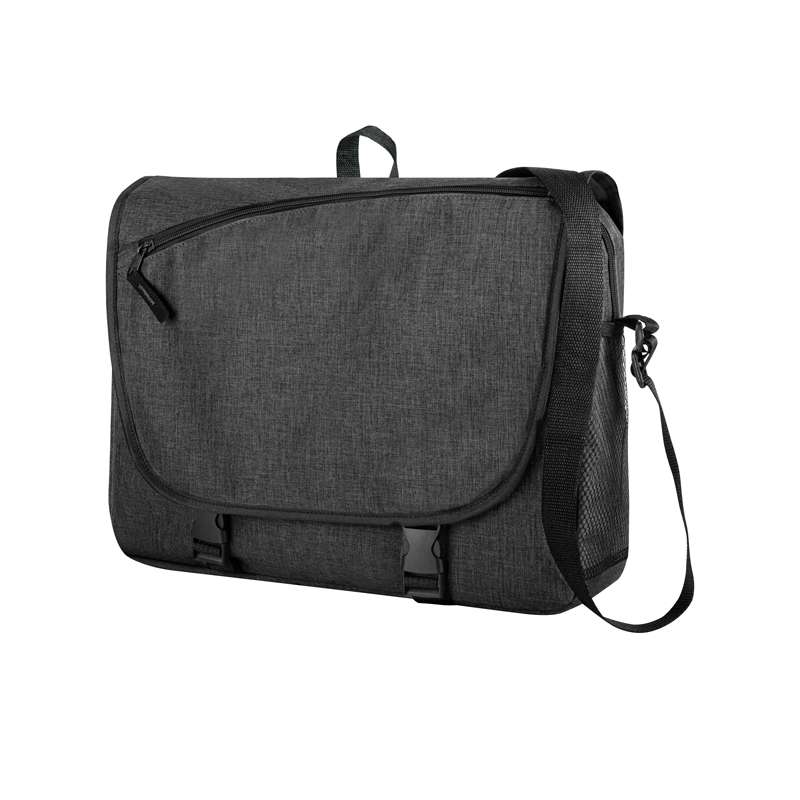 Borsa p/documenti in poliestere 300d effetto melange - Quota 2-tone cod. PH222