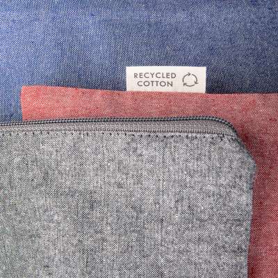 Necessaire da viaggio in cotone riciclato - Camille cod. PI334