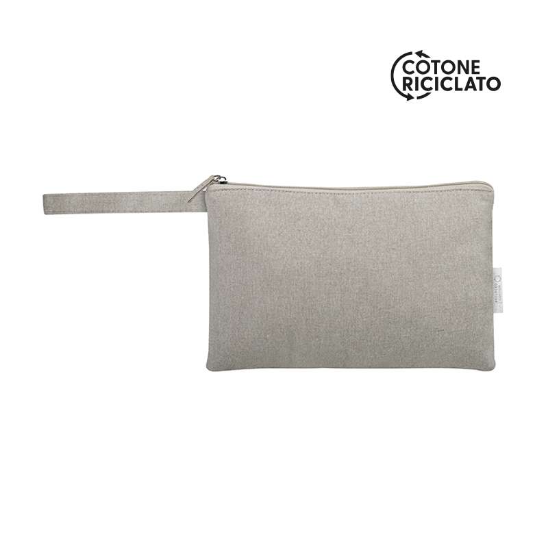 Necessaire da viaggio in cotone riciclato - Camille cod. PI334