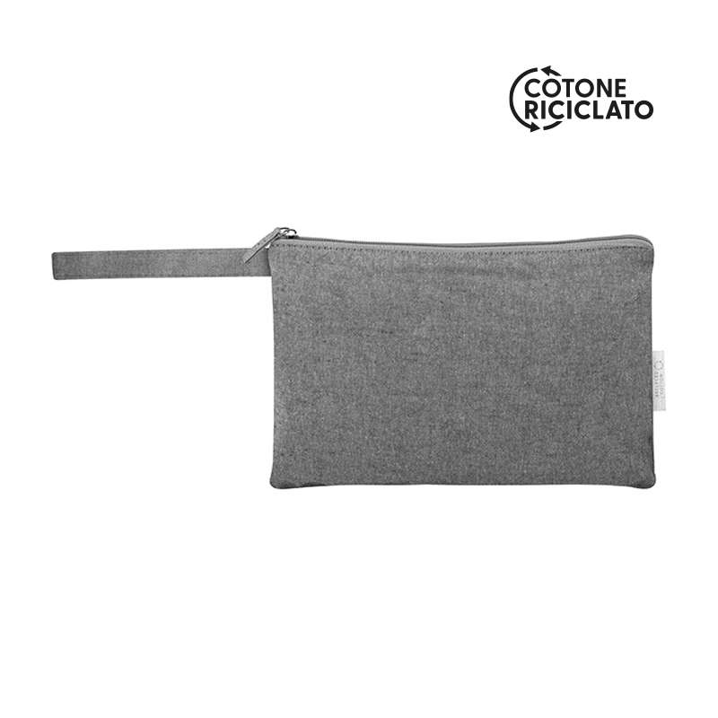 Necessaire da viaggio in cotone riciclato - Camille cod. PI334