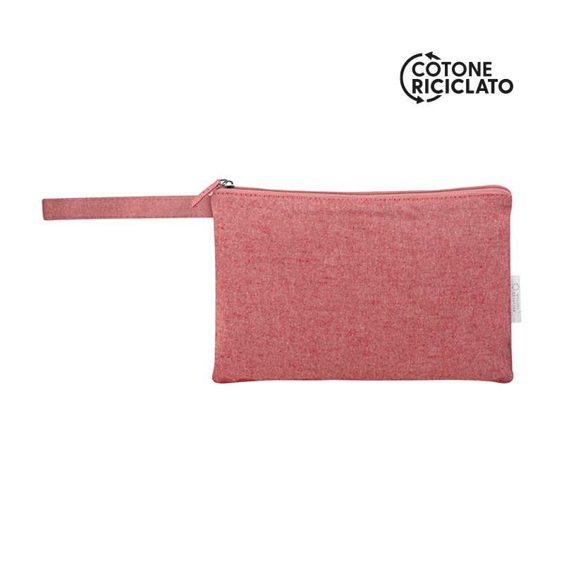 Necessaire da viaggio in cotone riciclato - Camille cod. PI334