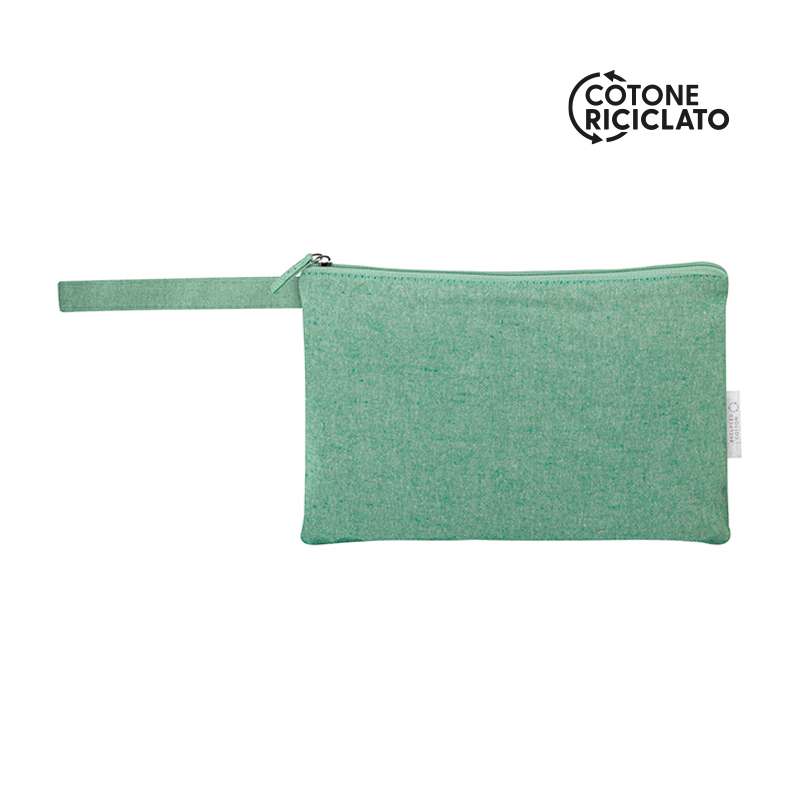 Necessaire da viaggio in cotone riciclato - Camille cod. PI334