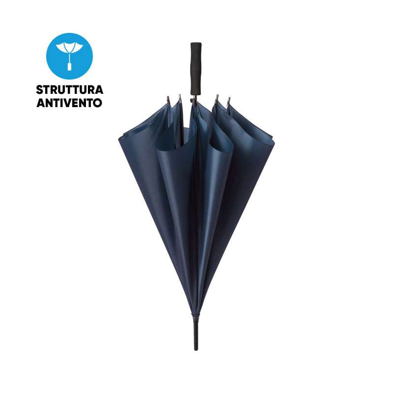 Ombrello automatico con scritte serigrafate - cod. PL085