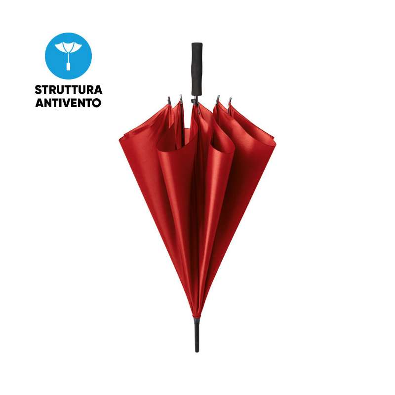 Ombrello automatico con scritte serigrafate - cod. PL085