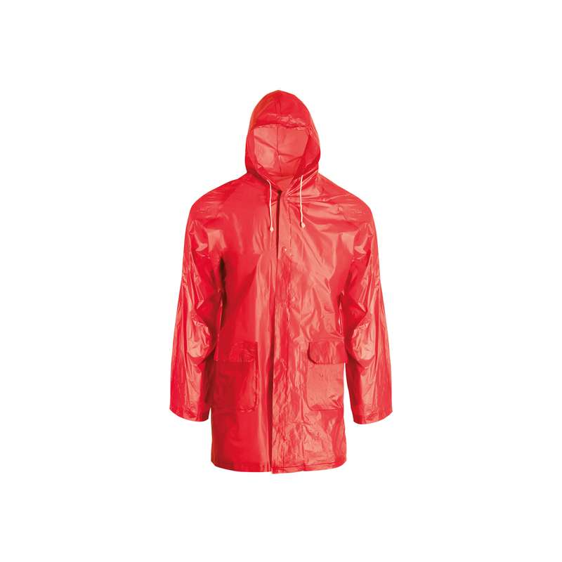 Impermeabile con logo e cappuccio - cod. PL270
