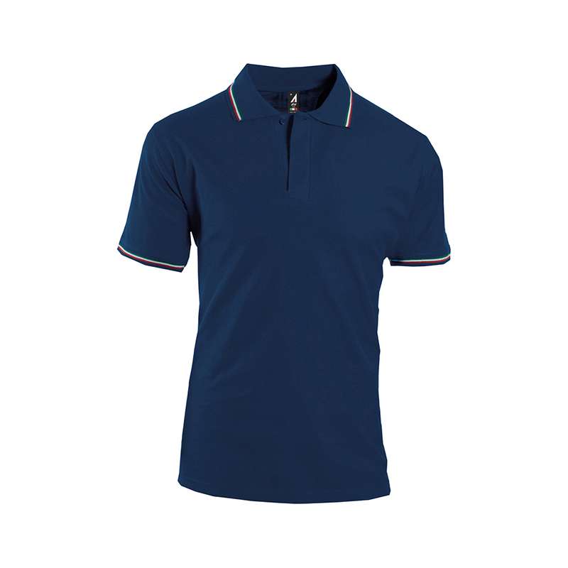 Polo mezza manica tricolore personalizzata - cod. PM370