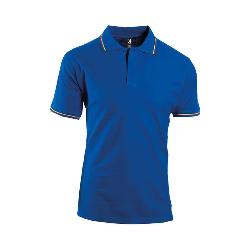 Polo mezza manica tricolore personalizzata - cod. PM370
