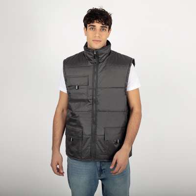 Giubbino smanicato in poliestere pongee - Oviedo cod. PM714
