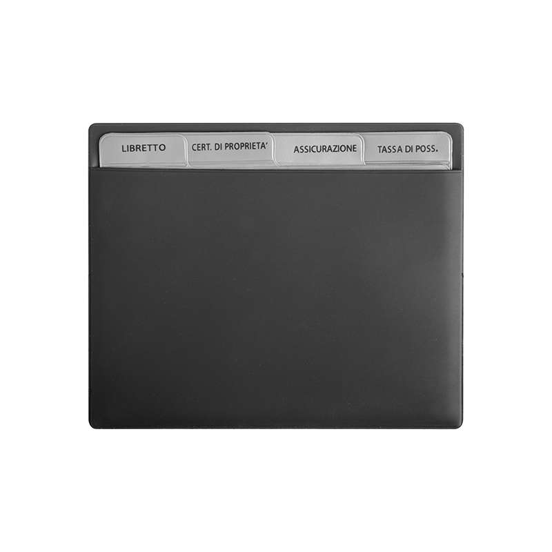 Portadocumenti auto con 4 schede estraibili - cod. PN086
