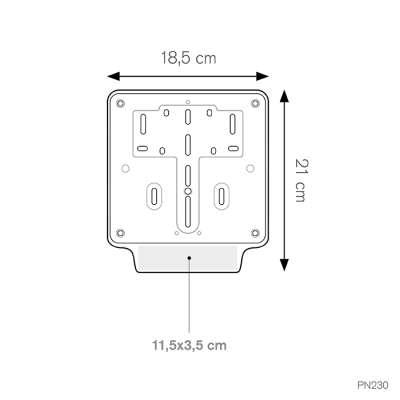 Portatarga moto - Motid cod. PN230