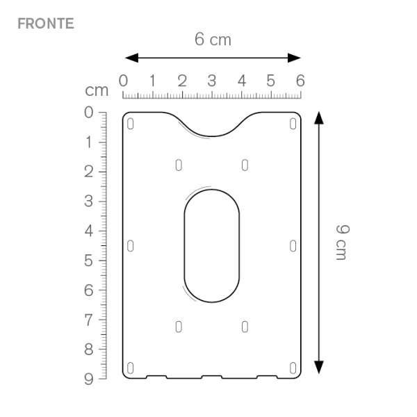 Portacards rigido trasparente - Firm cod. PN284