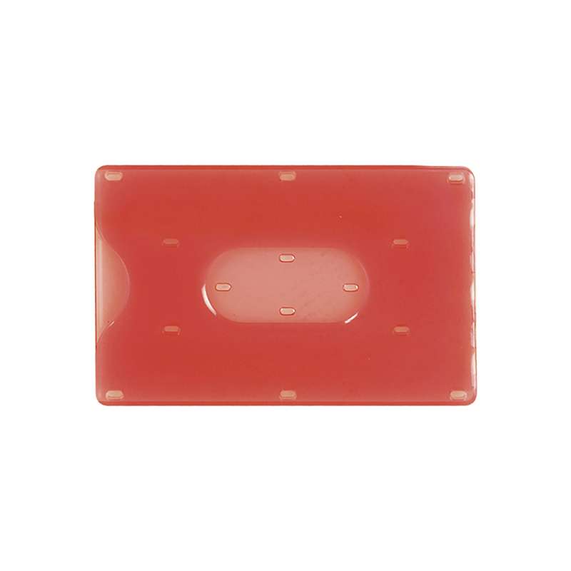 Portacards rigido trasparente con logo - cod. PN284