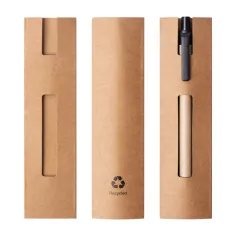 Astuccio penna in carta riciclata - Flyer cod. ZD260