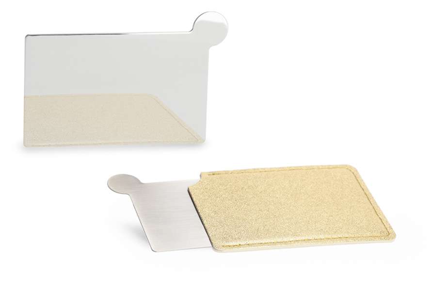 Specchietto tascabile personalizzato con custodia - FA-9757