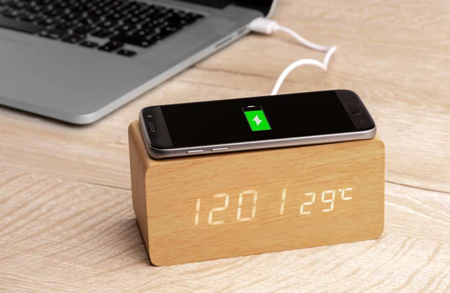 Orologio da tavolo con caricabatteria wireless - FA-8297