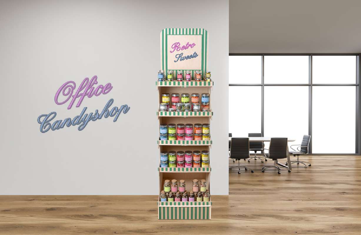 Espositori in legno personalizzati