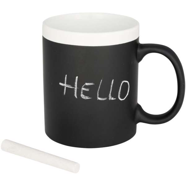 Tazza Chalk-write in ceramica da 330 ml - cod. P100526