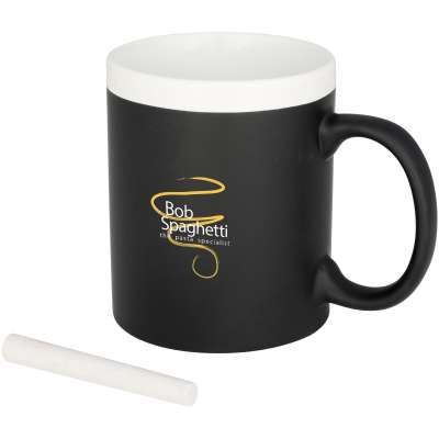 Tazza Chalk-write in ceramica da 330 ml - cod. P100526