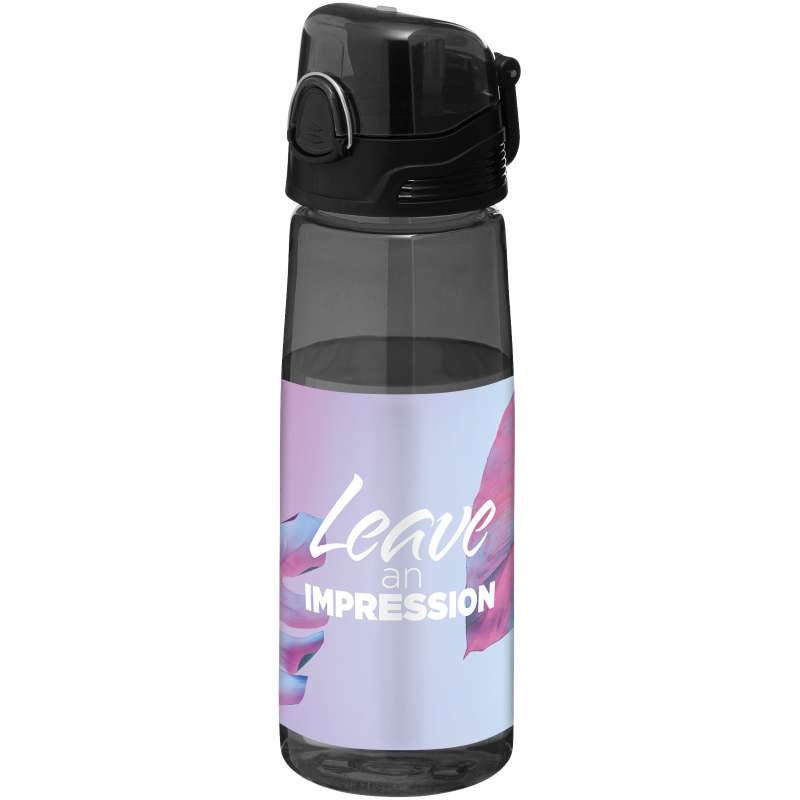 Borraccia sportiva trasparente da 700 ml - cod. P100313