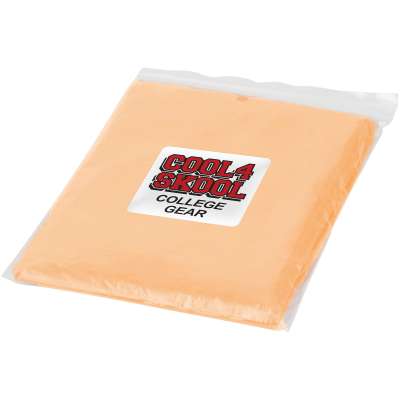 Poncho impermeabile monouso Ziva con custodia - cod. P100429
