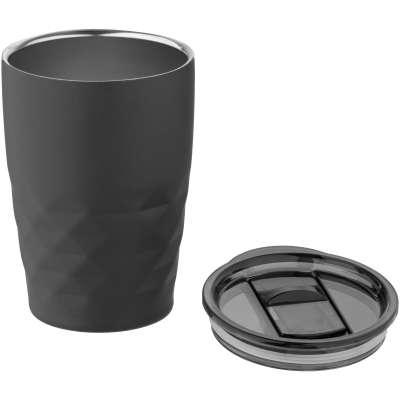 Bicchiere termico con isolamento sottovuoto Geo da 350 ml - cod. P100455 Bicchiere termico con isolamento sottovuoto Geo da 350 ml - cod. P100455