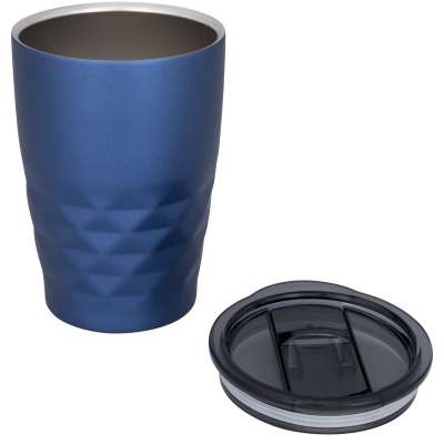 Bicchiere termico con isolamento sottovuoto Geo da 350 ml - cod. P100455 Bicchiere termico con isolamento sottovuoto Geo da 350 ml - cod. P100455