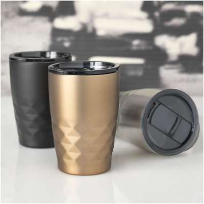 Bicchiere termico con isolamento sottovuoto Geo da 350 ml - cod. P100455 Bicchiere termico con isolamento sottovuoto Geo da 350 ml - cod. P100455