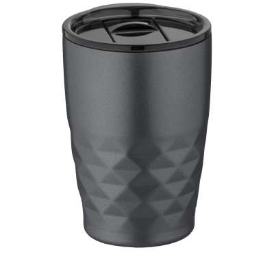Bicchiere termico con isolamento sottovuoto Geo da 350 ml - cod. P100455 Bicchiere termico con isolamento sottovuoto Geo da 350 ml - cod. P100455