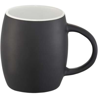 Tazza in ceramica Heart con coperchio in legno da 400 ml - cod. P100466