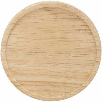 Tazza in ceramica Heart con coperchio in legno da 400 ml - cod. P100466