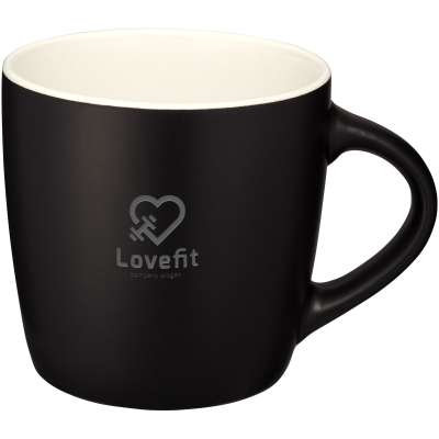 Tazza in ceramica Riviera da 340 ml - cod. P100476