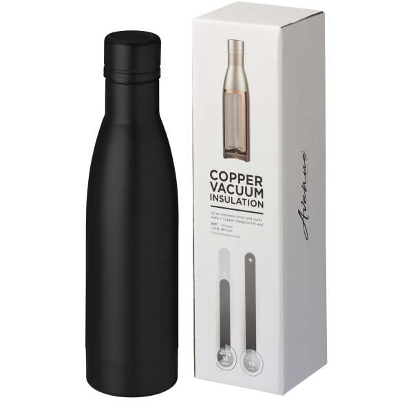 Borraccia termica con isolamento sottovuoto in rame da 500 ml Vasa - cod. P100494
