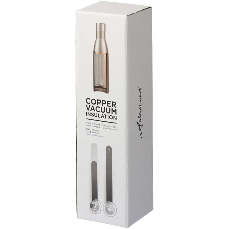 Borraccia termica da 500 ml con scritte - cod. P100494