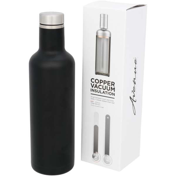 Bottiglia termica Pinto con isolamento sottovuoto in rame da 750 ml - cod. P100517