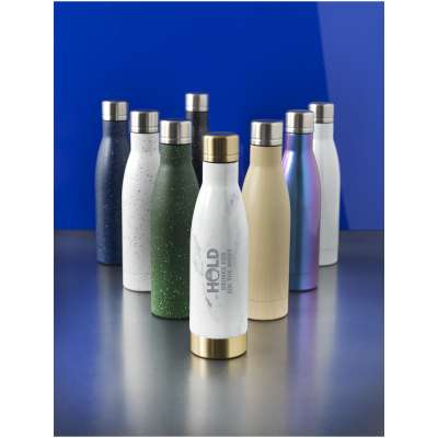 Borraccia termica con isolamento sottovuoto in rame screziata da 500 ml Vasa - cod. P100518