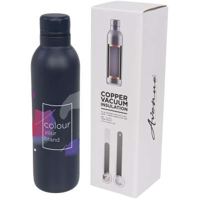 Borraccia sportiva termica Thor con isolamento sottovuoto in rame da 510 ml - cod. P100549