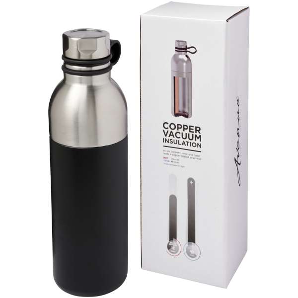 Borraccia termica Koln con isolamento sottovuoto in rame da 590 ml - cod. P100588