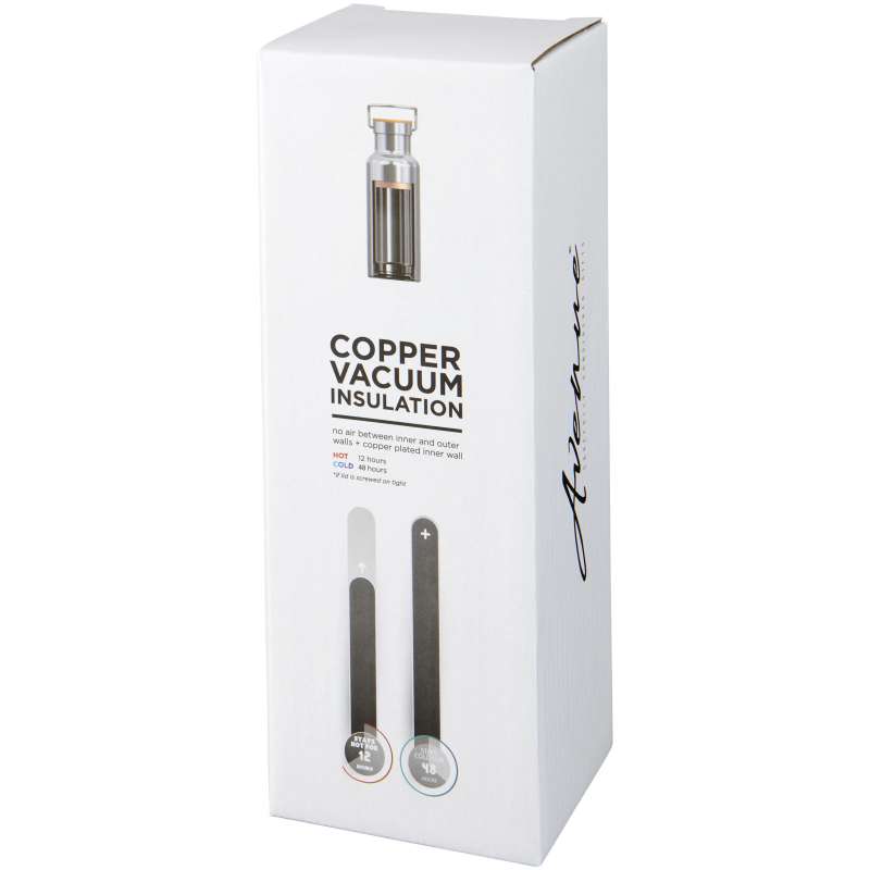Borraccia sportiva con isolamento sottovuoto in rame da 480 ml - cod. P100594