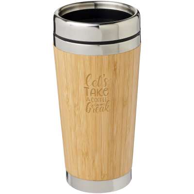 Bicchiere Bambus da 450 ml con esterno in bambù - cod. P100636
