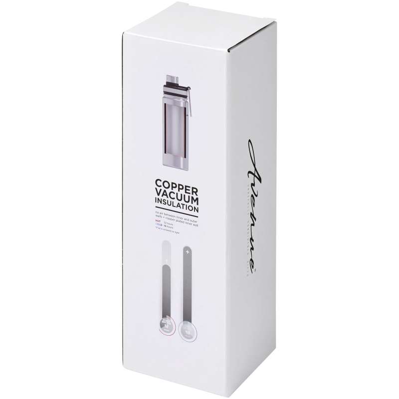 Borraccia sportiva con isolamento in rame da 590 ml - cod. P100644