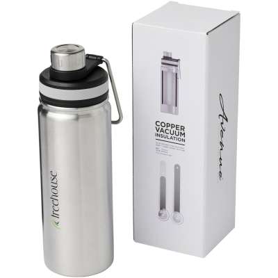 Borraccia sportiva Gessi con isolamento sottovuoto in rame da 590 ml - cod. P100644