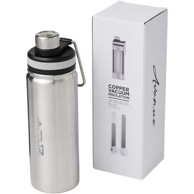 Borraccia sportiva Gessi con isolamento sottovuoto in rame da 590 ml - cod. P100644
