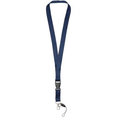 Cordini porta badge personalizzati con fibbia rimovibile - cod. P102508