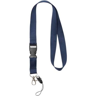 Cordini porta badge personalizzati con fibbia rimovibile - cod. P102508