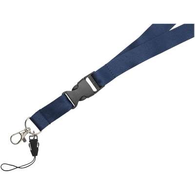 Cordini porta badge personalizzati con fibbia rimovibile - cod. P102508