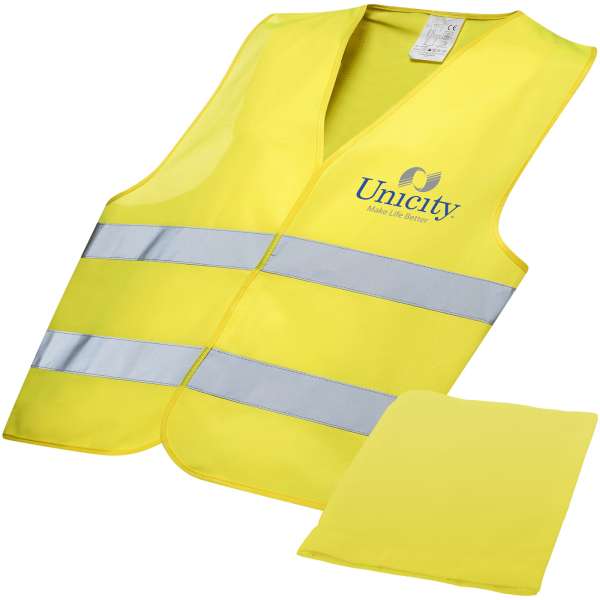 Gilet di sicurezza Watch-out in custodia per uso professionale - cod. P104010