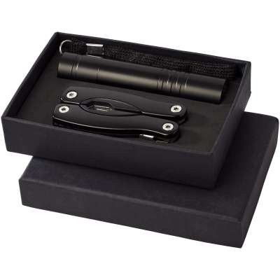 Set con coltello multifunzione e torcia a LED Scout - cod. P104494