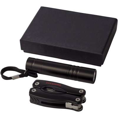 Set con coltello multifunzione e torcia a LED Scout - cod. P104494