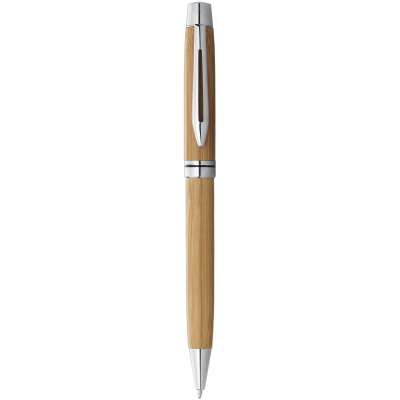 Penna a sfera in bambù Jakarta (inchiostro nero) - cod. P106282