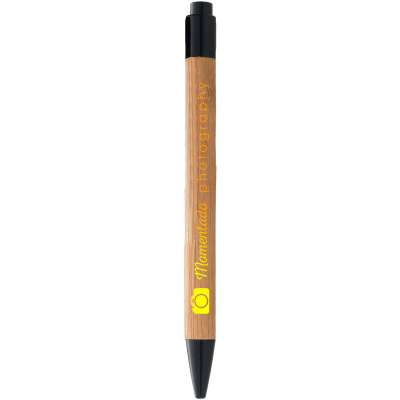 Penna a sfera in bambù Borneo (inchiostro nero) - cod. P106322
